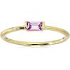 imageAmazon Essentials 18K Yellow Gold Plated Sterling Silver Cubic Zirconia Fashion Stackable Ring previously Amazon CollectionAlexandrite Purple June