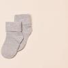 imageAmazon Essentials Baby Socks Unisex Turn Cuff 6 PairsLight GreyWhite