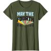 imageAmazon Essentials Boys May the Fourth Be With You Multi Color TShirt Blue SmallOlive Green