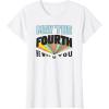 imageAmazon Essentials Boys May the Fourth Be With You Multi Color TShirt Blue SmallWhite