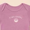 imageAmazon Essentials Disney  Marvel  Star Wars  Princess Baby Girls ShortSleeve Bodysuits Pack of 6Star Wars Tiny Rebel