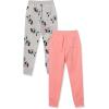 imageAmazon Essentials Disney  Marvel  Star Wars  Princess Girls and Toddlers Fleece Jogger Sweatpants Pack of 2Minnie Icons