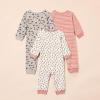 imageAmazon Essentials Disney  Star Wars  Princess Baby Girls Cotton Coveralls Pack of 3Mickey Expressions