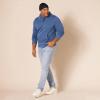 imageAmazon Essentials Mens Pullover Sweatshirt Hoodie Big ampamp Tall Options AvailableBlue Heather