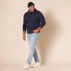 imageAmazon Essentials Mens Pullover Sweatshirt Hoodie Big ampamp Tall Options AvailableDark Navy