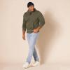 imageAmazon Essentials Mens Pullover Sweatshirt Hoodie Big ampamp Tall Options AvailableOlive Heather