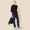 imageAmazon Essentials Mens RegularFit Crewneck TShirts LongSleeveBlack