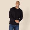 imageAmazon Essentials Mens RegularFit Crewneck TShirts LongSleeveBlack