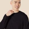 imageAmazon Essentials Mens RegularFit Crewneck TShirts LongSleeveBlack