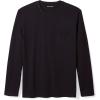 imageAmazon Essentials Mens RegularFit Crewneck TShirts LongSleeveBlack