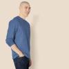 imageAmazon Essentials Mens RegularFit Crewneck TShirts LongSleeveBlue Heather