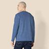imageAmazon Essentials Mens RegularFit Crewneck TShirts LongSleeveBlue Heather