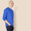 imageAmazon Essentials Mens RegularFit Crewneck TShirts LongSleeveBright Blue