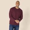 imageAmazon Essentials Mens RegularFit Crewneck TShirts LongSleeveBurgundy