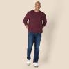 imageAmazon Essentials Mens RegularFit Crewneck TShirts LongSleeveBurgundy