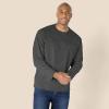 imageAmazon Essentials Mens RegularFit Crewneck TShirts LongSleeveCharcoal Heather