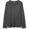 imageAmazon Essentials Mens RegularFit Crewneck TShirts LongSleeveCharcoal Heather