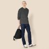 imageAmazon Essentials Mens RegularFit Crewneck TShirts LongSleeveCharcoal Heather
