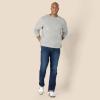 imageAmazon Essentials Mens RegularFit Crewneck TShirts LongSleeveLight Grey Heather