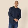 imageAmazon Essentials Mens RegularFit Crewneck TShirts LongSleeveNavy