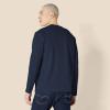 imageAmazon Essentials Mens RegularFit Crewneck TShirts LongSleeveNavy