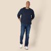 imageAmazon Essentials Mens RegularFit Crewneck TShirts LongSleeveNavy