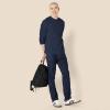 imageAmazon Essentials Mens RegularFit Crewneck TShirts LongSleeveNavy