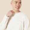 imageAmazon Essentials Mens RegularFit Crewneck TShirts LongSleeveOatmeal Heather