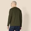 imageAmazon Essentials Mens RegularFit Crewneck TShirts LongSleeveOlive Heather