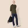 imageAmazon Essentials Mens RegularFit Crewneck TShirts LongSleeveOlive Heather