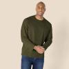 imageAmazon Essentials Mens RegularFit Crewneck TShirts LongSleeveOlive Heather