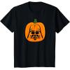 imageAmazon Essentials Star Wars Darth Vader Halloween Pumpkin Jack OLantern TShirtBlack