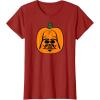imageAmazon Essentials Star Wars Darth Vader Halloween Pumpkin Jack OLantern TShirtCranberry Red