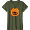 imageAmazon Essentials Star Wars Darth Vader Halloween Pumpkin Jack OLantern TShirtOlive Green