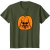 imageAmazon Essentials Star Wars Darth Vader Halloween Pumpkin Jack OLantern TShirtOlive Green