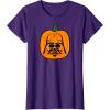 imageAmazon Essentials Star Wars Darth Vader Halloween Pumpkin Jack OLantern TShirtPurple