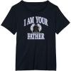 imageAmazon Essentials Star Wars Mens Darth Vader I Am Your Father Collegiate Crest TShirt Black SmallBlack