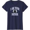 imageAmazon Essentials Star Wars Mens Darth Vader I Am Your Father Collegiate Crest TShirt Black SmallNavy Blue