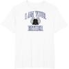 imageAmazon Essentials Star Wars Mens Darth Vader I Am Your Father Collegiate Crest TShirt Black SmallWhite