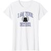 imageAmazon Essentials Star Wars Mens Darth Vader I Am Your Father Collegiate Crest TShirt Black SmallWhite