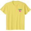 imageAmazon Essentials The Mandalorian Grogu Holding a Valentines Heart TShirtLemon Yellow