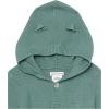 imageAmazon Essentials Unisex Babies Hooded Sweater Pack of 2Dark Sage GreenOatmeal