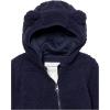 imageAmazon Essentials Unisex Babies Sherpa Fleece Bunting SuitDark Navy