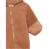 imageAmazon Essentials Unisex Babies Sherpa Fleece Bunting SuitLight Caramel
