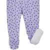 imageAmazon Essentials Unisex Toddlers and Babies Cotton SnugFit Footed Sleeper Pajamas MultipacksMint Green Forest AnimalsPurple DotsWhite