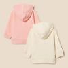 imageAmazon Essentials Unisex Toddlers and Babies French Terry ZipUp Hoodie MultipacksBeigeCoral Pink