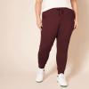 imageAmazon Essentials Womens Fleece Jogger Sweatpant Available in Plus SizeBurgundy