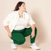 imageAmazon Essentials Womens Fleece Jogger Sweatpant Available in Plus SizeDark Green