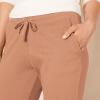 imageAmazon Essentials Womens Fleece Jogger Sweatpant Available in Plus SizeLight Brown