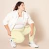imageAmazon Essentials Womens Fleece Jogger Sweatpant Available in Plus SizeLight Yellow